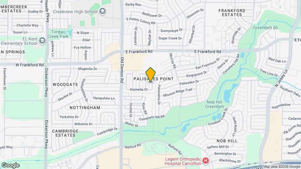 2909 Menlo Park Ln Map and Location Details