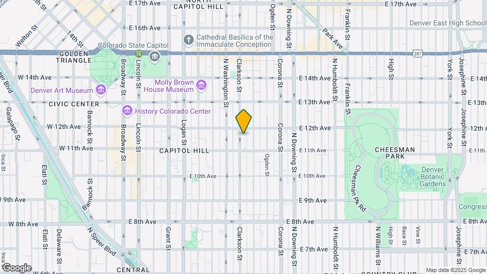 1146 Clarkson St Mapa y Detalles de la Ubicación