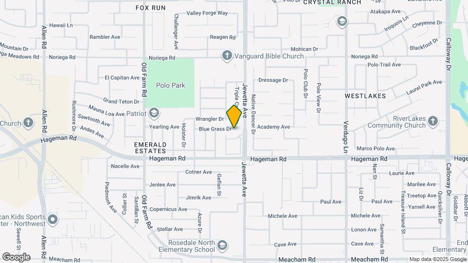 11409 Blue Grass Dr Map and Location Details