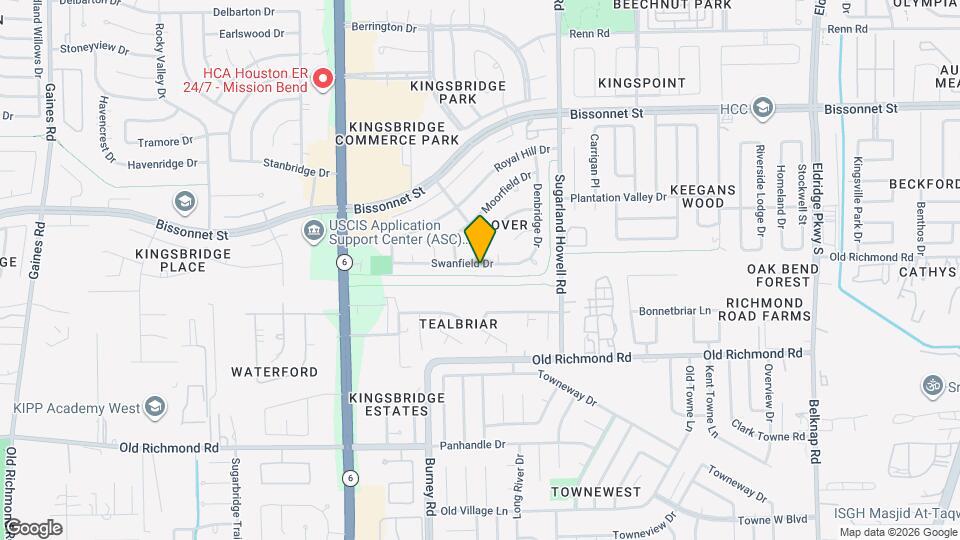 14315 Swanfield Dr Map and Location Details