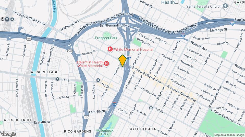 1917 New Jersey St Map and Location Details