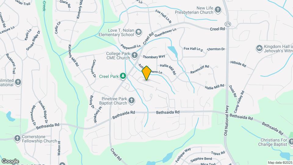 2511 Pine Tree Trail Map and Location Details