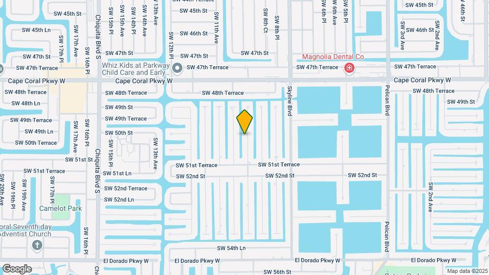 5008 SW 9th Pl Map and Location Details