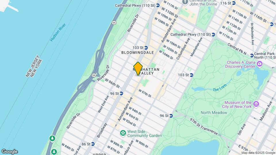 206 W 99th St Mapa y Detalles de la Ubicación