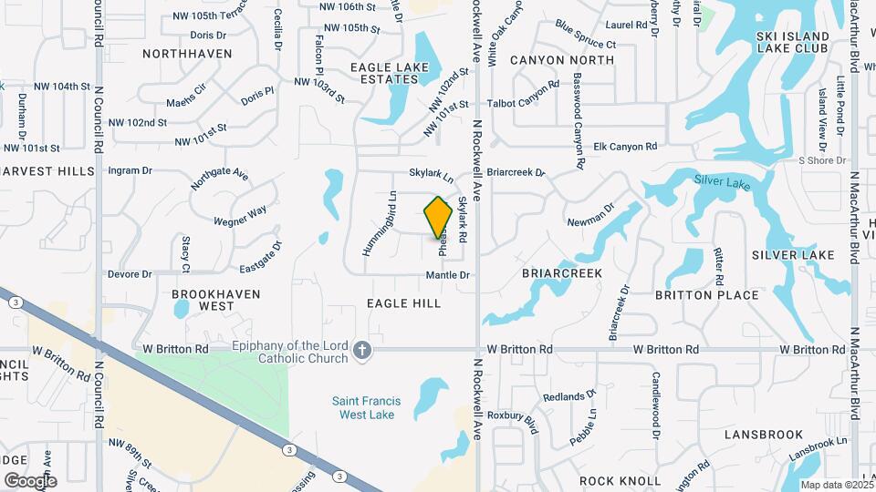 9725 Pheasant Ln Map and Location Details