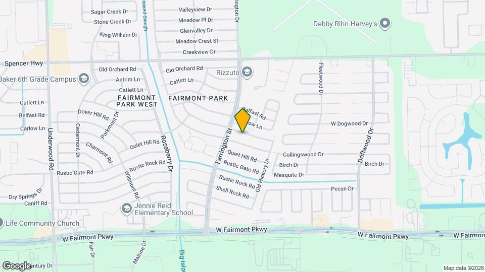 10418 Winding Trail Rd Mapa y Detalles de la Ubicación