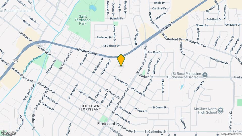 1145 Boone St Map and Location Details