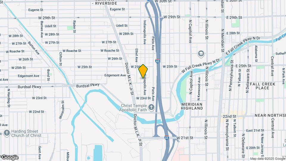 2406 Indianapolis Ave Map and Location Details
