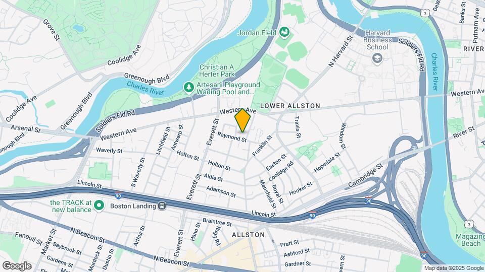 42 Raymond St, Unit 1 Map and Location Details