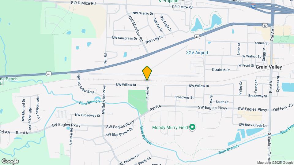 1036 NW Willow Dr Map and Location Details