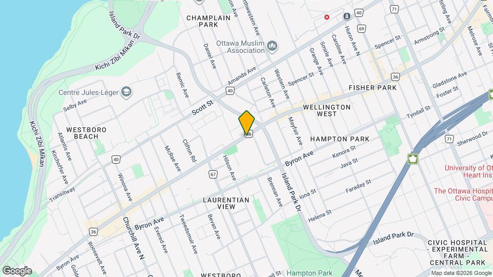 88 Richmond Rd, Unit 603 Map and Location Details