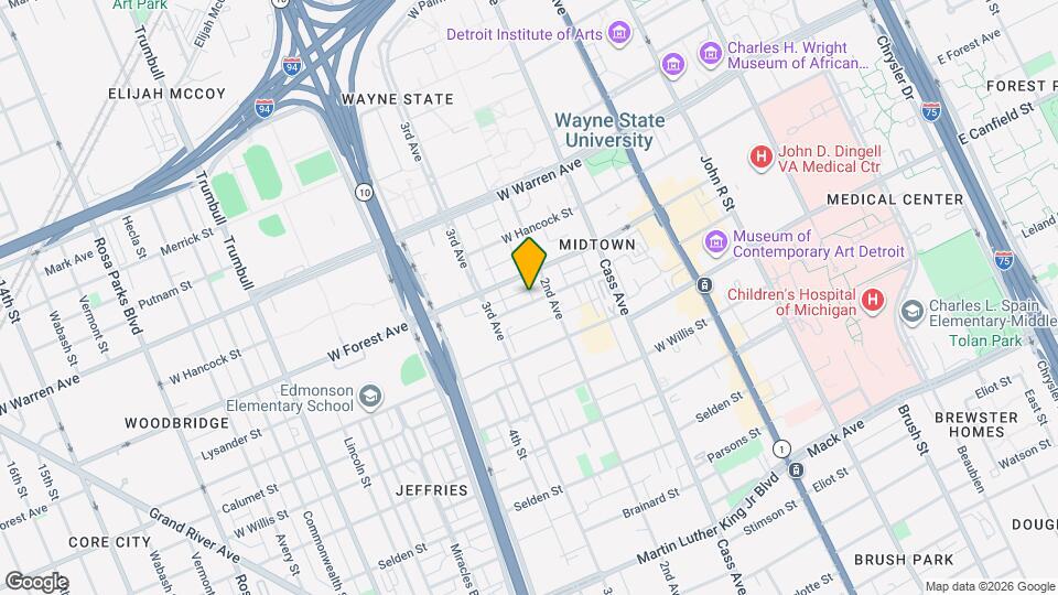 632 Prentis St Map and Location Details