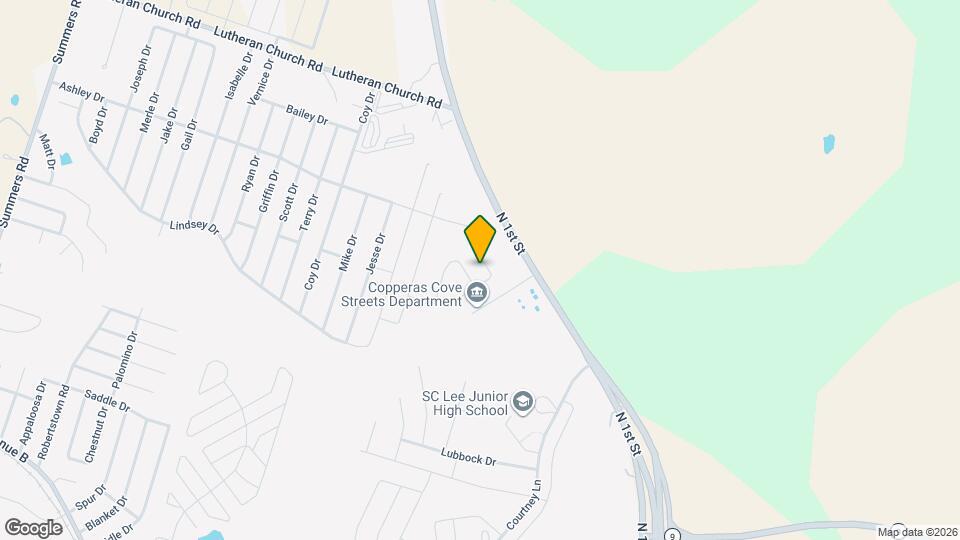 1238 Concord Dr, Unit A Map and Location Details