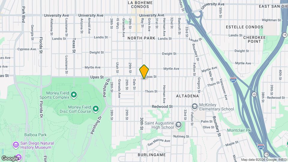 3357-3371 30th St Map and Location Details