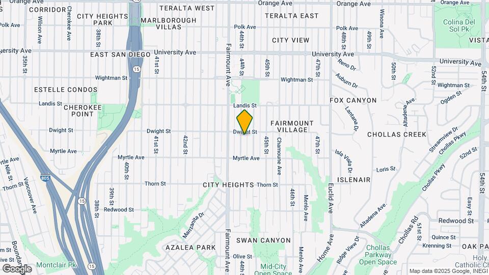 3575 N 44th St Map and Location Details
