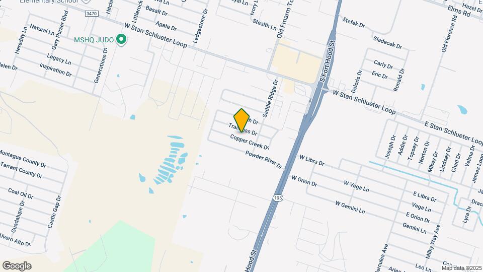 1307 Copper Creek Dr Map and Location Details