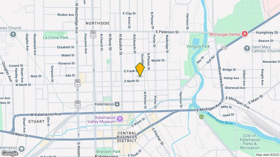223 E North St Map and Location Details
