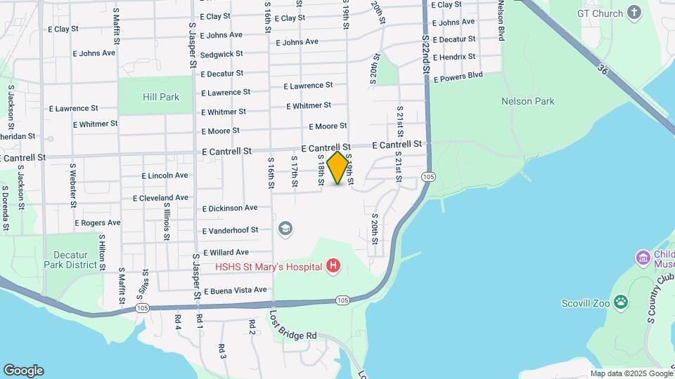 1847 Shady Crest St Map and Location Details