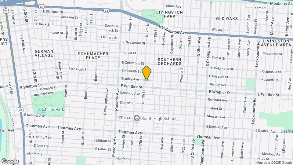 673-675-675 Stanley Ave Map and Location Details