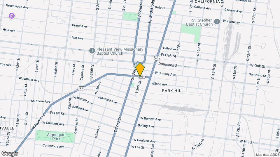 2000 Wilson Ave Map and Location Details