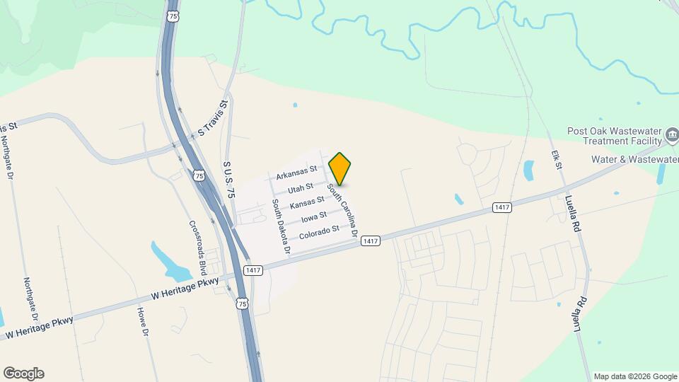 3409 S Carolina Dr Map and Location Details