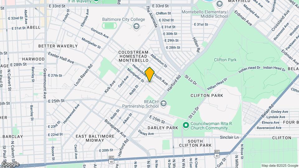 1700 Montpelier St Mapa y Detalles de la Ubicación