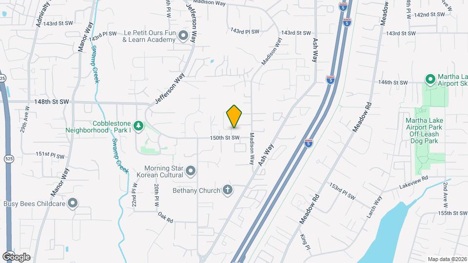 14923 16th Ave W Map and Location Details