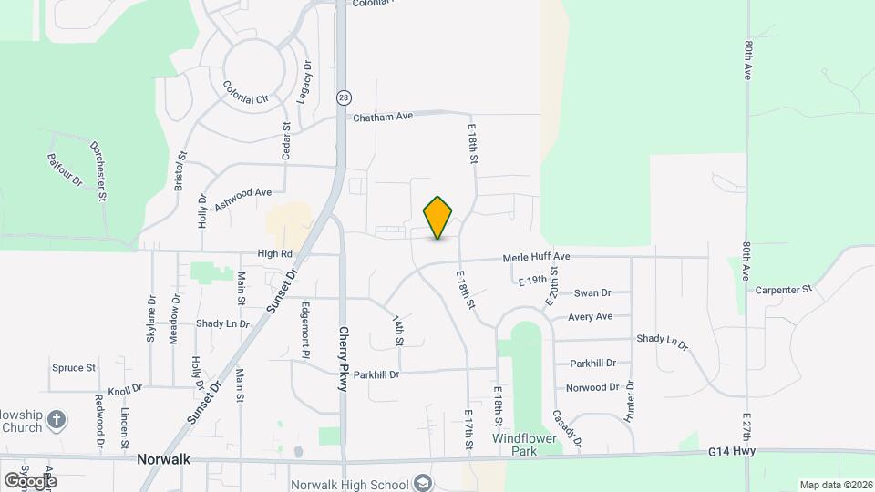 1518 High Rd Map and Location Details