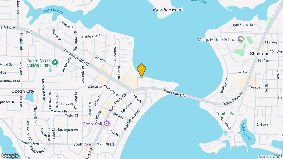 726 Eglin Pkwy Map and Location Details