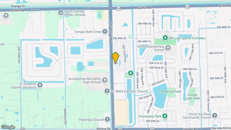 12372 SW 52nd St Mapa y Detalles de la Ubicación