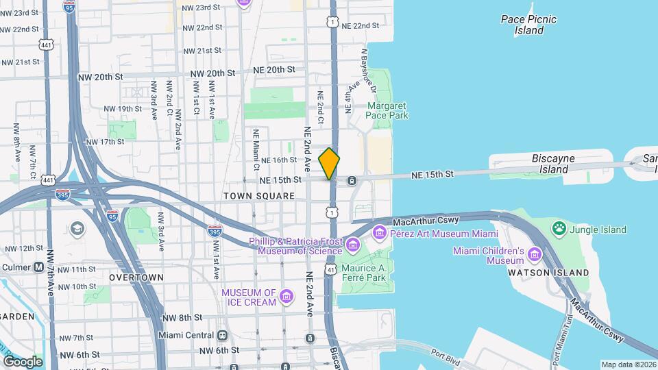 1480 Biscayne Blvd, Unit 1122 Map and Location Details