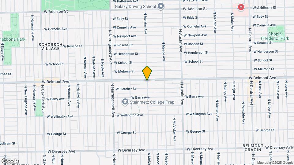 3151 N Melvina Ave Map and Location Details