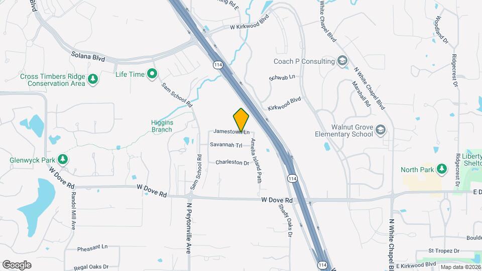 809 Jamestown Ln Map and Location Details