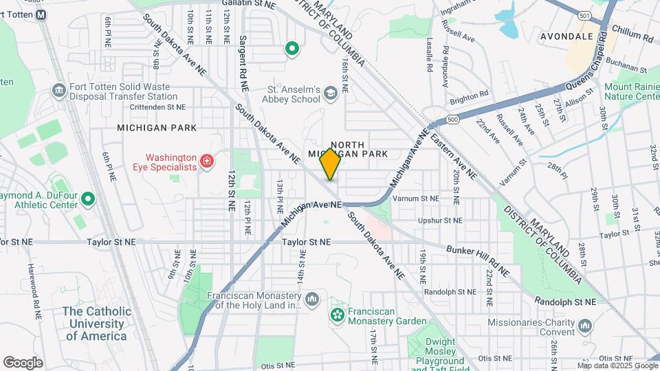 4433 South Dakota Ave NE Map and Location Details