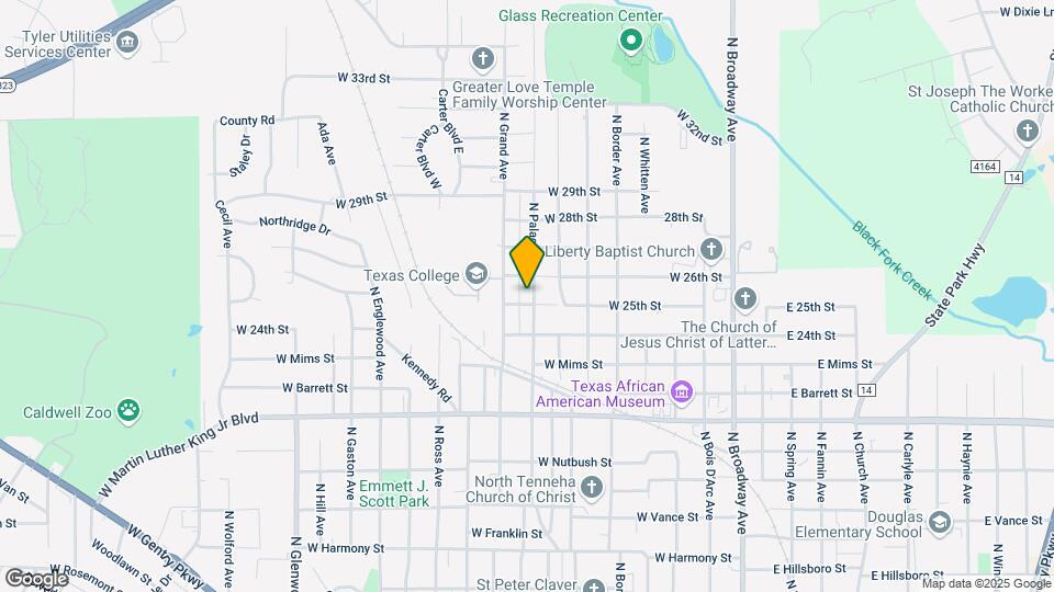 825 W 25th St Map and Location Details