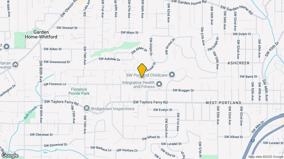 6521 SW Florence Ln Mapa y Detalles de la Ubicación