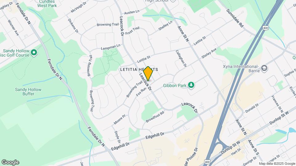 355 Leacock Dr Map and Location Details