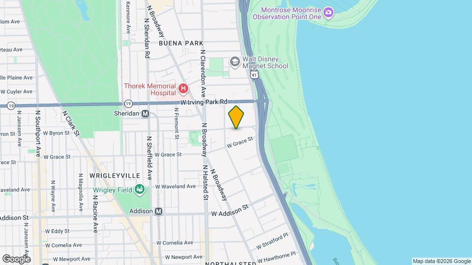 651 W Sheridan Rd Map and Location Details