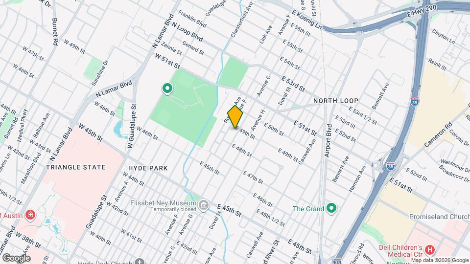 4812 Avenue G Map and Location Details