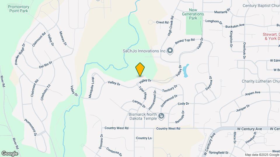 1628 Valley Dr Map and Location Details