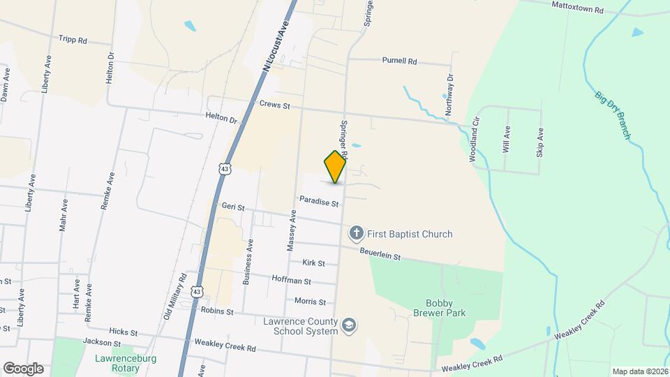 409 Claymar Dr, Unit C Mapa y Detalles de la Ubicación