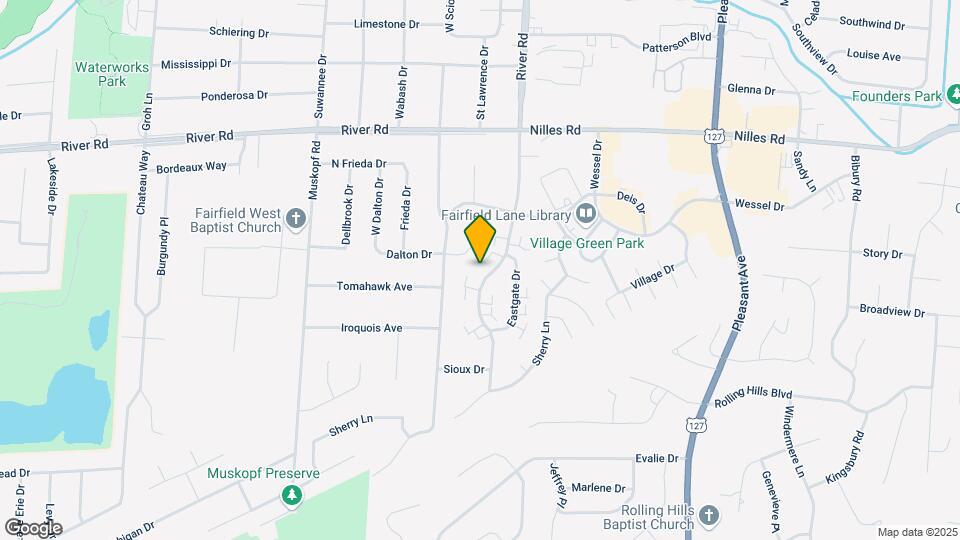 5381 Southgate Blvd Map and Location Details