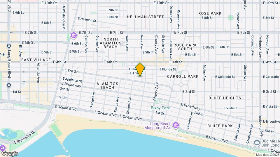 1745 E 3rd St Map and Location Details