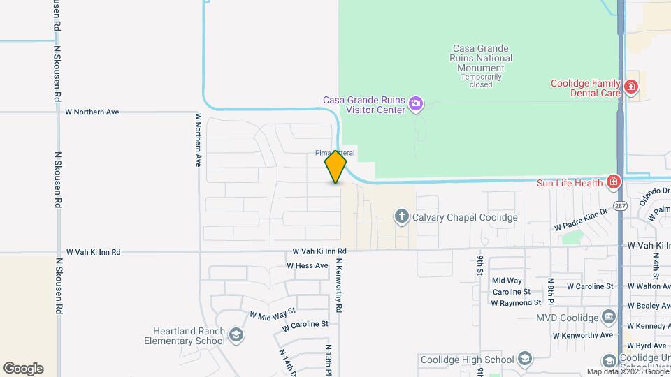 1234 N 13th St Map and Location Details