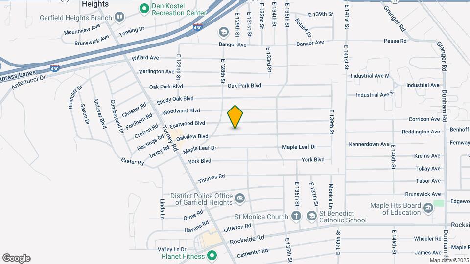 12817 Oakview Blvd Map and Location Details