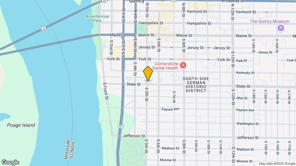 443 S 5th St Map and Location Details