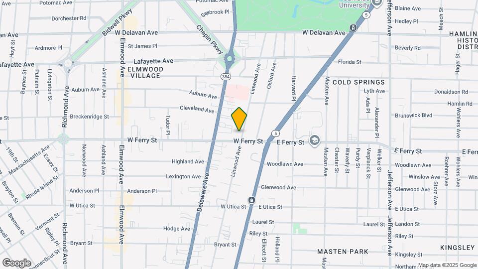 490 Linwood Ave Map and Location Details