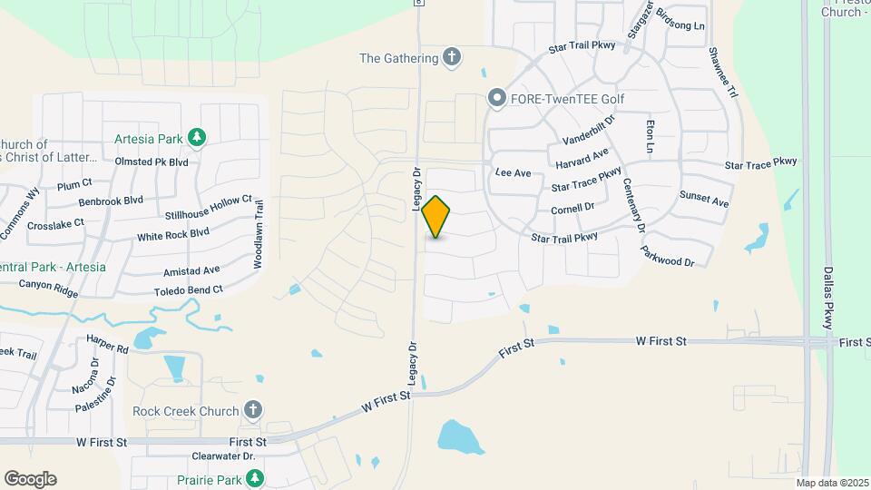 2380 Rainforest Dr Map and Location Details