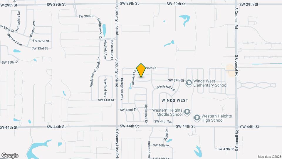 8709 SW 37th St Map and Location Details