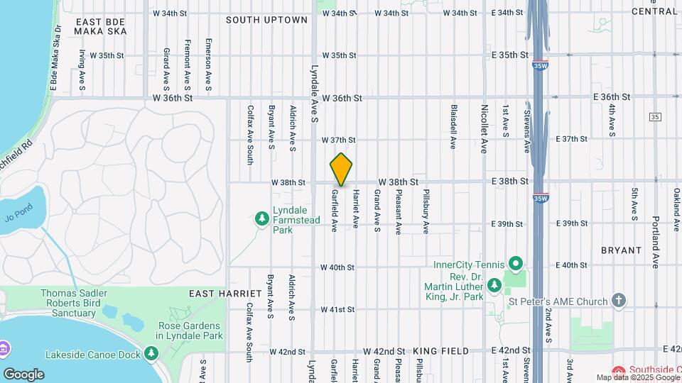 3807 Garfield Ave S Mapa y Detalles de la Ubicación
